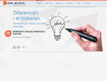 Tablet Screenshot of alesc.com